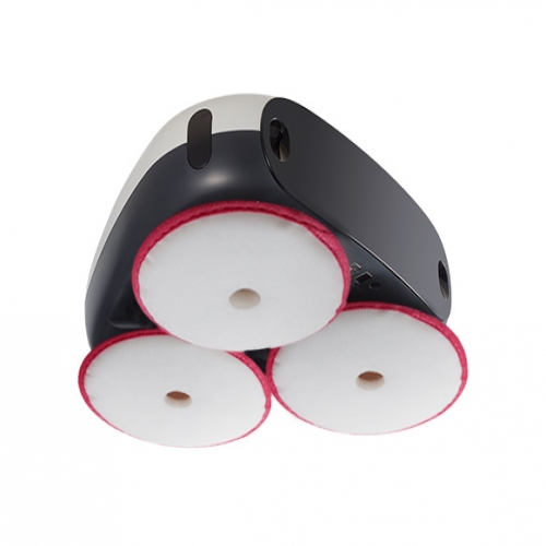 3매 1세트 에브리봇 쓰리스핀 전용  청소포패드 중앙타공 미니 145mm 에브리봇 엣지 쓰리스핀 벨크로패드 1세트 3매입