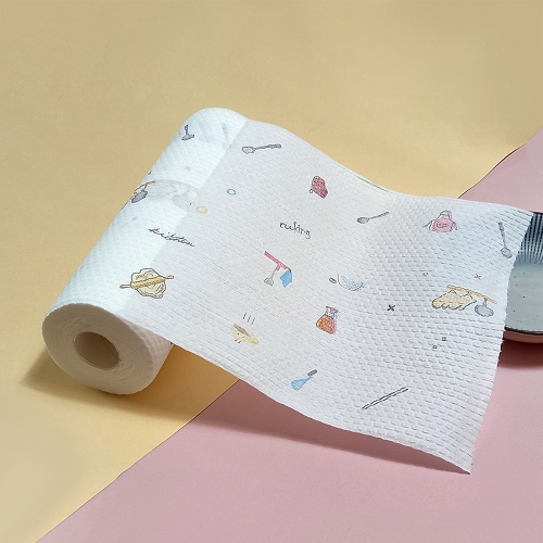 뜯어쓰는 롤행주 9롤 주방 위생 일회용 키친타올 무늬랜덤발송