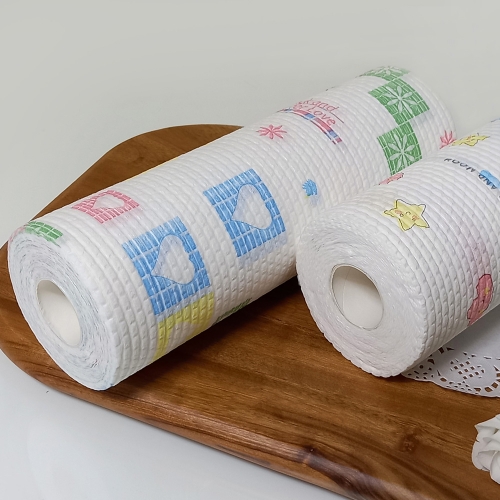 뜯어쓰는 롤행주 9롤 주방 위생 일회용 키친타올 무늬랜덤발송