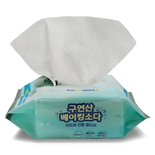 대용량 10팩 구연산 베이킹소다 키친앤리빙 주방 찌든때 다용도 청소티슈 일회용 행주 부직포 수세미 키친타올