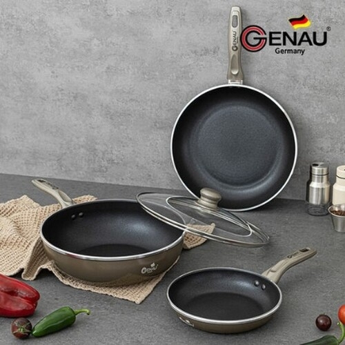 [제너] 카시아 IH 티타늄코팅 후라이팬 4종세트