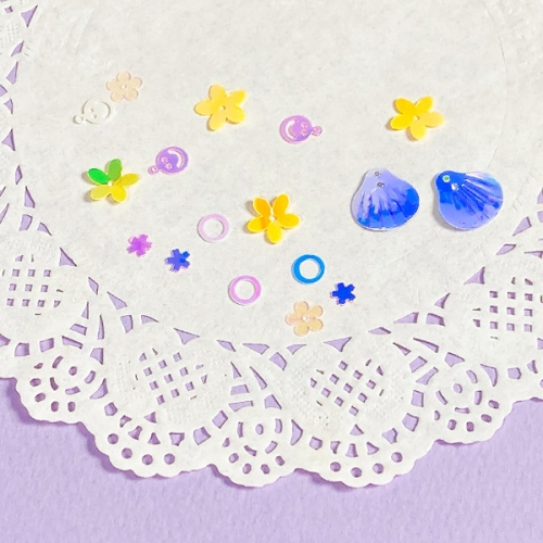 [탑키드] 스팡클 홀로그램 혼합 핑크 (15g)