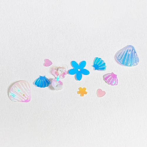 [탑키드] 스팡클 홀로그램 혼합 블루 (15g)