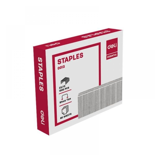 델리 제본심 스테이플러심 13호 13mm 호치키스심