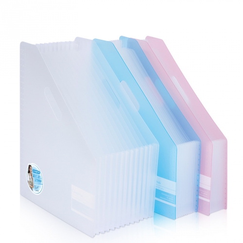 델리 도큐먼트 아코디언파일 꽂이 파일집 13분류 화이트