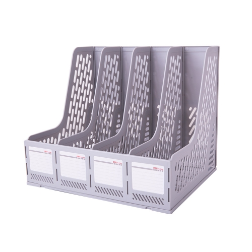 심플 조립식 4칸 서류 파일 꽂이 화일 정리함