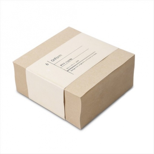 무지 크라프트 사각 메모장 떡 메모지 80g