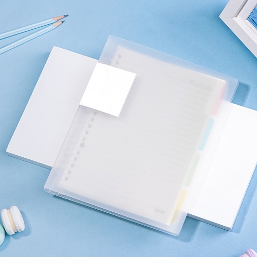 델리 A5바인더 노트 스마트 루즈링 스프링 줄 노트 인덱스 포함