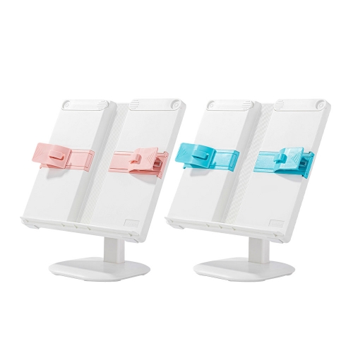 각도 높이조절 심플한 화이트 독서대 책거치대