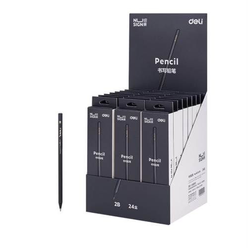 누사인 프리미엄 고급 무광 블랙 연필 2B 10자루