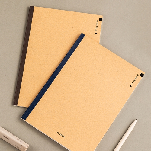 고급 180도 펼쳐지는 필기 편한 줄 노트 공책 40매 B5