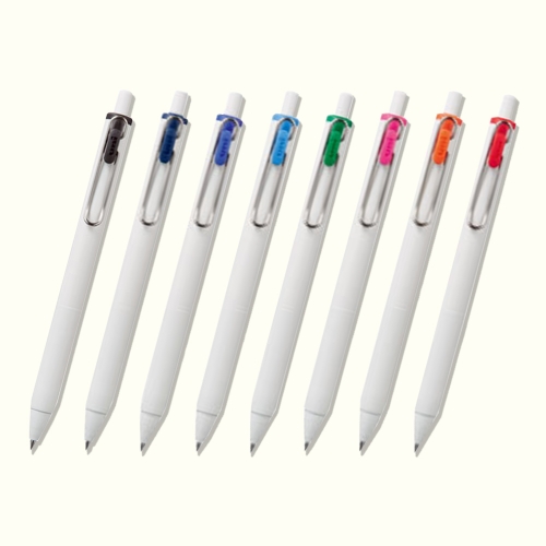 유니볼원 0.38mm 중성펜 와이어클립 선명한 겔볼펜