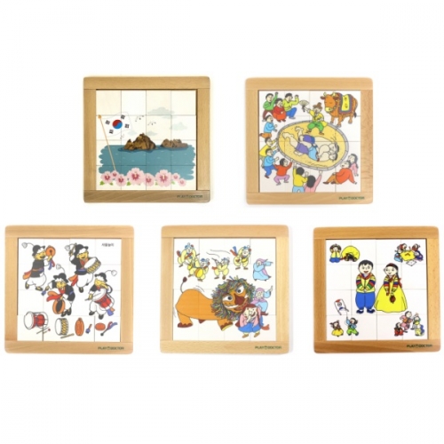 우리나라상징퍼즐세트B(5종)