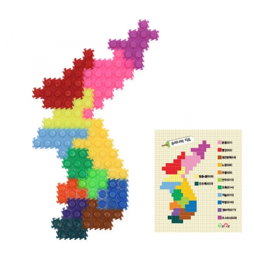 이지 툭툭블럭_한국_1. 우리나라 지도