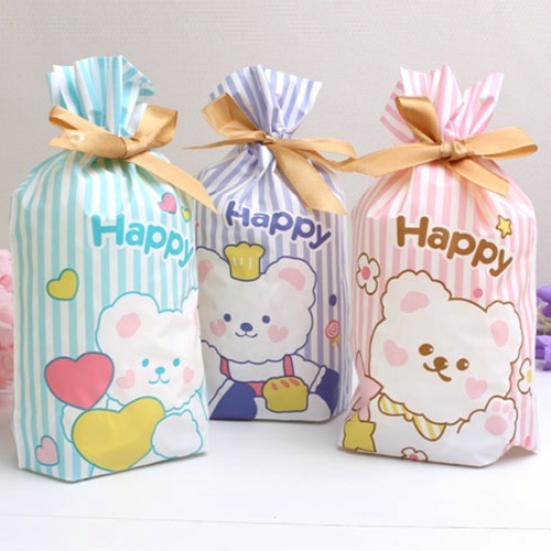 곰돌이주머니3종(민트1+퍼플1+핑크1)