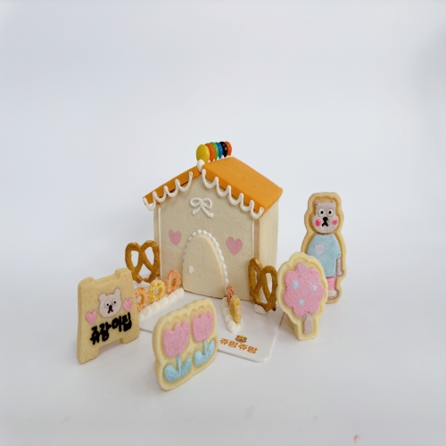 [쥬랑쥬랑]헨젤과그레텔 토이쿠키집과자집 만들기 베이직 키트