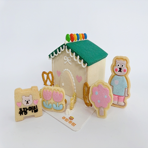 [쥬랑쥬랑]헨젤과그레텔 토이쿠키집과자집 만들기 베이직 키트