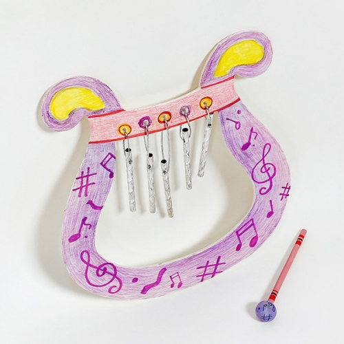 [탑키드] 반제품 나무 하프