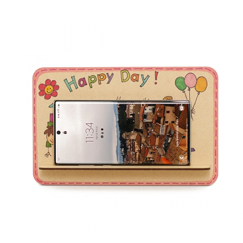 나무 핸드폰 받침대