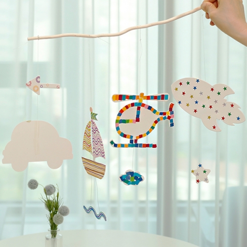 컬러 페이퍼 아트(교통기관 4종)