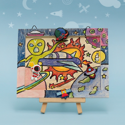 우주 파츠 액자