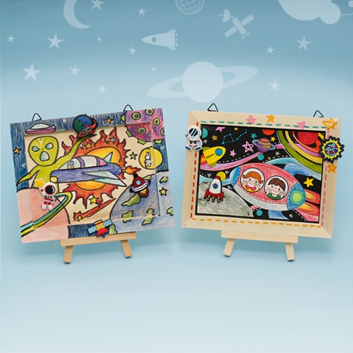 우주 파츠 액자