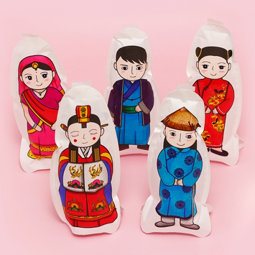 다문화 전통의상 컬러룬(5개)