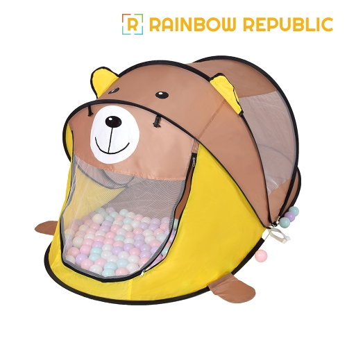 원터치 유아텐트 곰 호랑이 유니콘