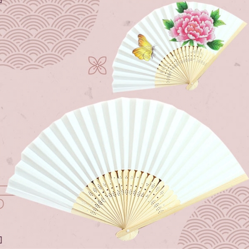 합죽선 전통 부채만들기 무지부채 꾸미기 미술재료 접이식부채