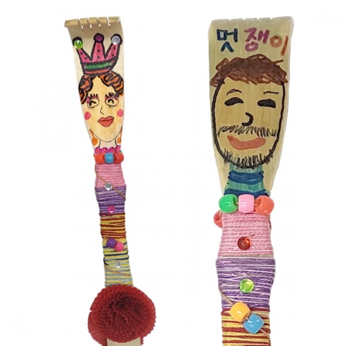 카네이션 실아트 효자손 만들기세트