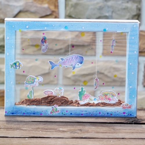 여름 바다 이야기 투명 액자만들기 (1인용 포장)