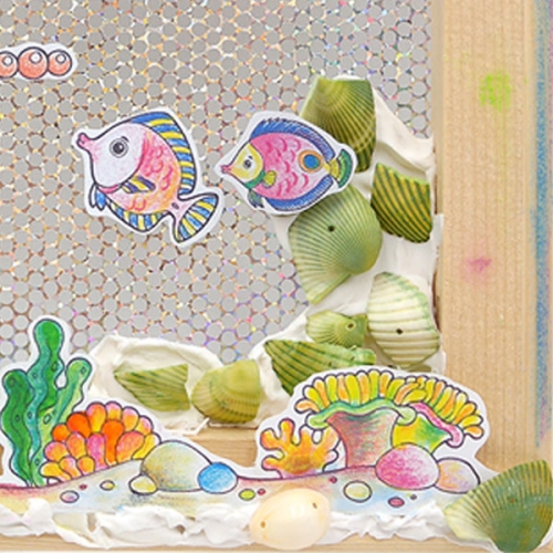 바다 속 그물 액자꾸미기(10 인용)