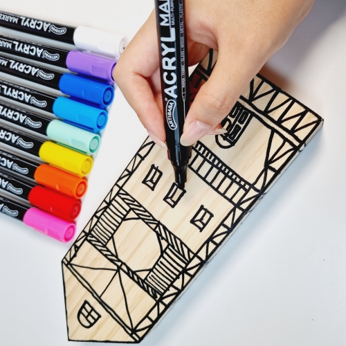 [아티바바] 아크릴마카 12색