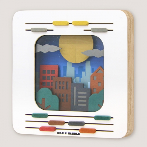 브레인핸들 키네틱 아트_도시의 밤