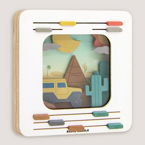 브레인핸들 키네틱아트_사막