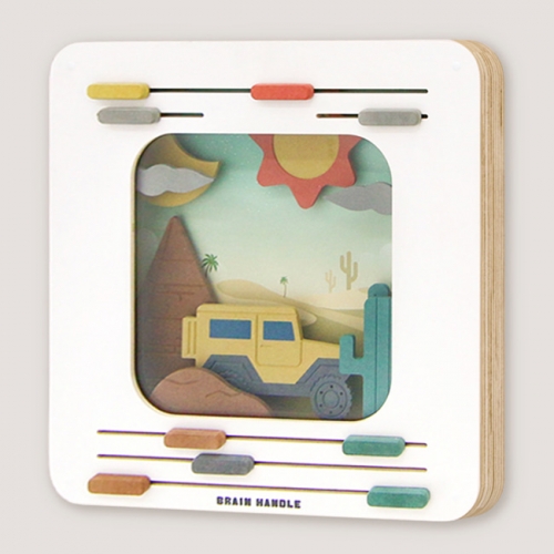 브레인핸들 키네틱아트_사막