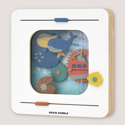 브레인핸들 오토마타(톱니)_고래