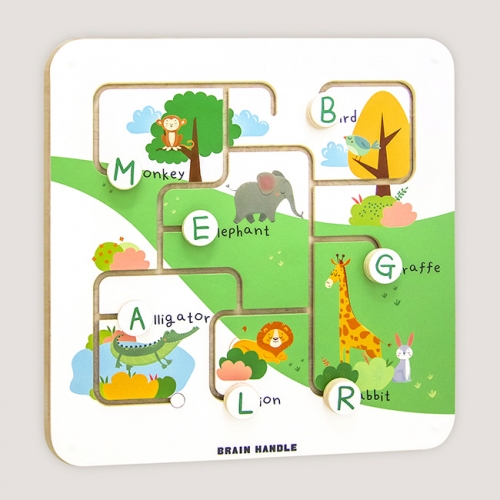 브레인핸들 슬라이딩에듀_알파벳 동물