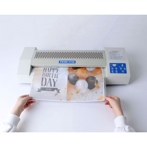 로드메일코리아 최고급형 6롤러 A2 국산 코팅기 PRIME 470D 코팅기계+A4 코팅지100매