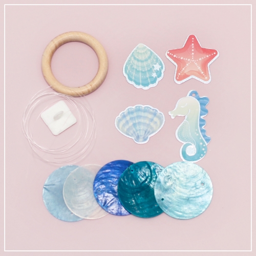 썬캐쳐 자개 모빌