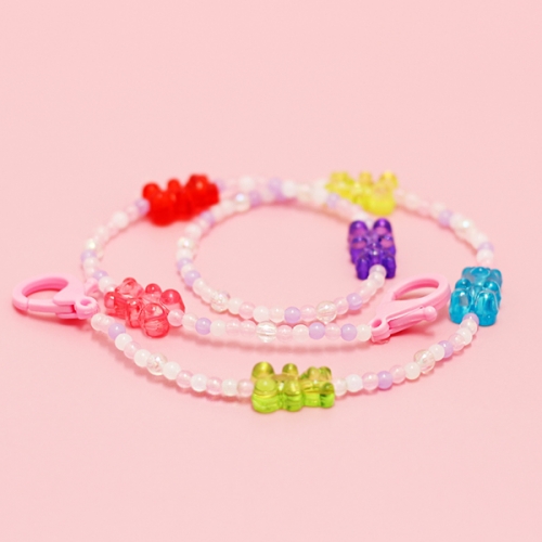 하리보 곰돌이비즈 마스크 줄