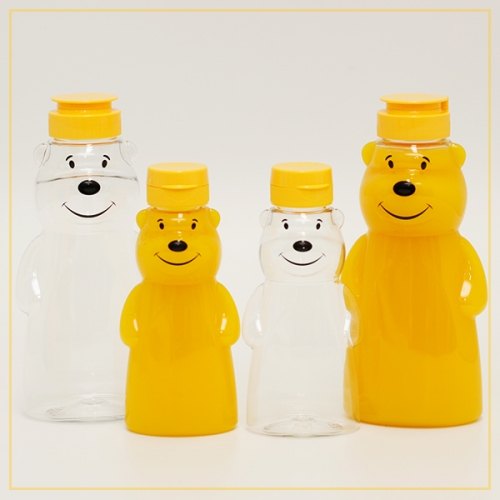 곰돌이 투명 물병(대/소)