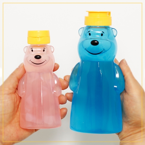 곰돌이 투명 물병(대/소)