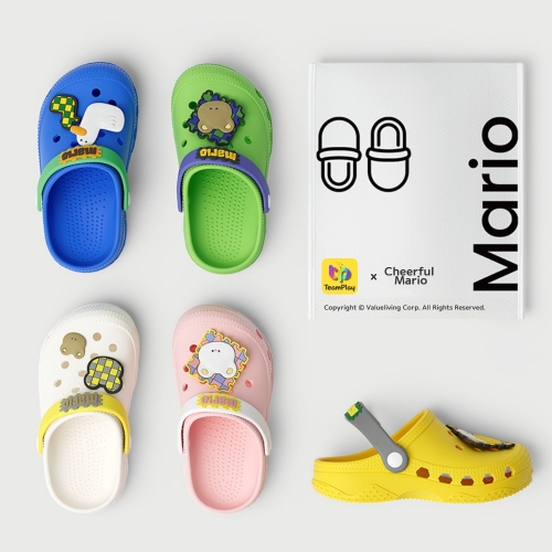 EVA 마리오 동물 지비츠 샌들 슬리퍼