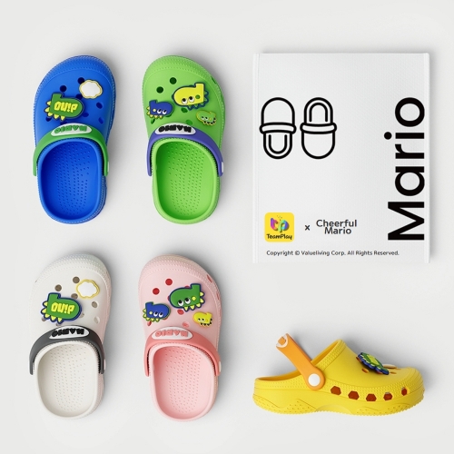 EVA 마리오 공룡 지비츠 샌들 슬리퍼
