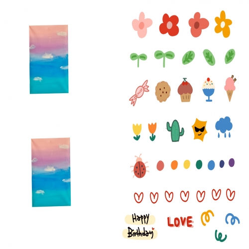 아이솜씨 나만의 물전사지 컵 만들기 키트 (원하는 도안 작업)