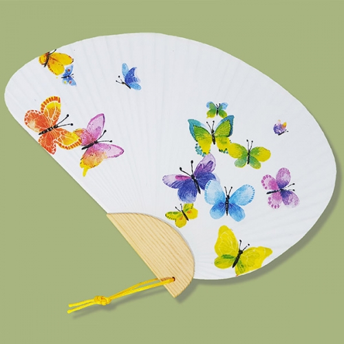 [탑키드]만들기 냅킨 아트 부채 (1인용)