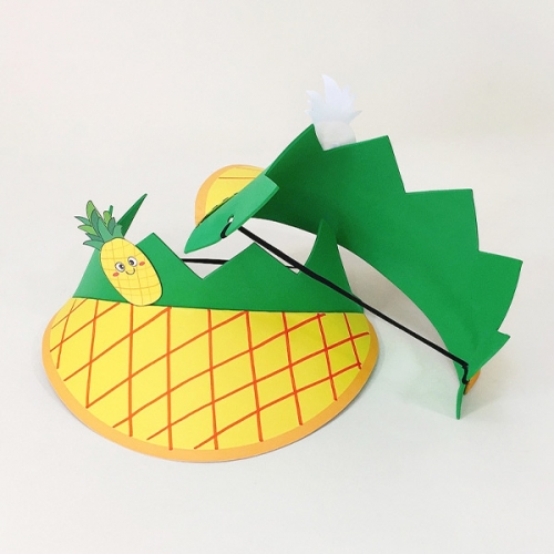 [탑키드]만들기 파인애플 썬캡 (6인용)