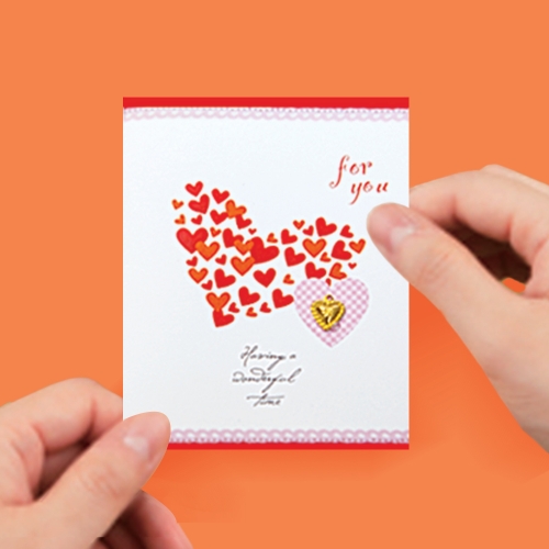 [프롬앤투] 하트미니 카드 FT5023 (12종 1세트)