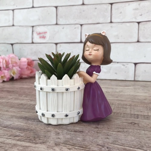 체험학습용 화분 - 꽃피는 한여름 밤 소녀 시리즈 4종